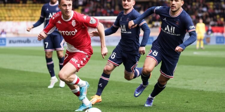 PSG, sin Messi, recibió una goleada en Mónaco y agravó su presente