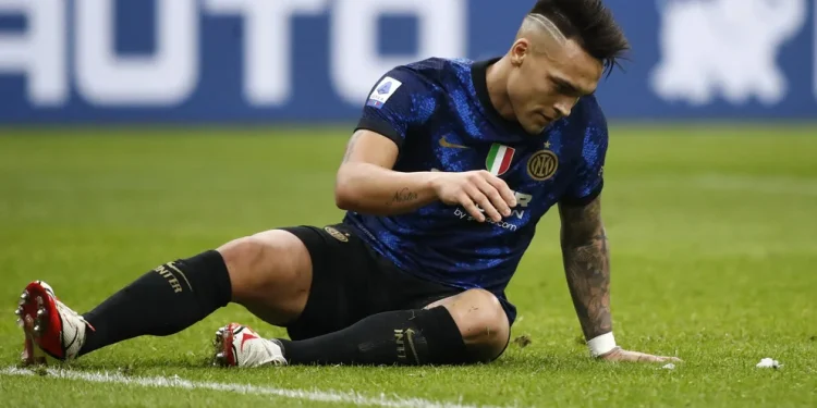Lautaro Martínez en el ojo de las críticas de Italia por su sequía goleadora en el Inter
