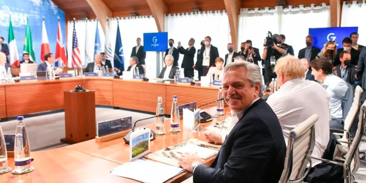 G7: Alberto Fernández propuso un diálogo de paz para terminar con la guerra en Ucrania y exigió un nuevo orden internacional para acabar con la pobreza