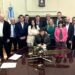 El Presidente junto a su gabinete en la Casa Rosada