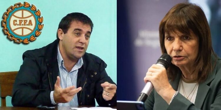 Bullrich formaliza la denuncia contra Tapia y Toviggino.