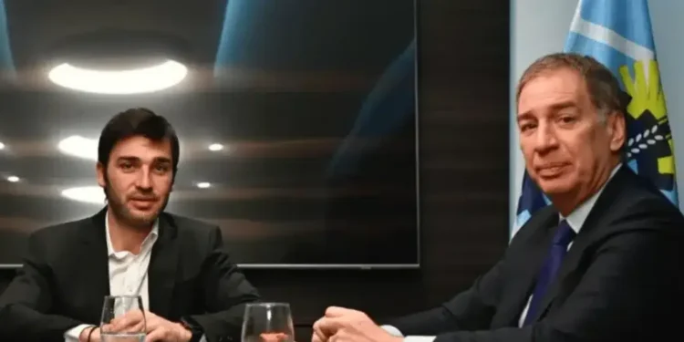 Reunión en la Patagonia: Incendios dominaron el diálogo Santilli-Torres.