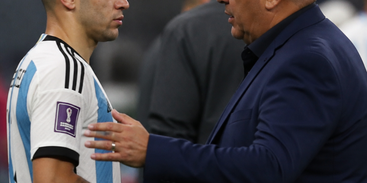 La desavenencia de Gonzalo Montiel: ¿omitió saludar al presidente de la AFA, Claudio Tapia, tras la polémica final perdedora?