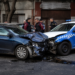 Accidente en Nueva Pompeya: patrullero colisiona con remis y deja un herido