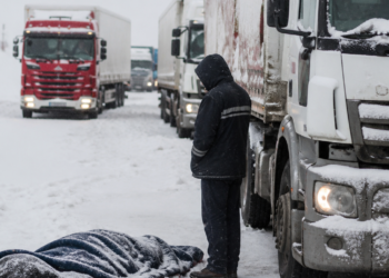Neuquén: falleció un camionero mientras aguardaba para cruzar a Chile por el temporal de nieve