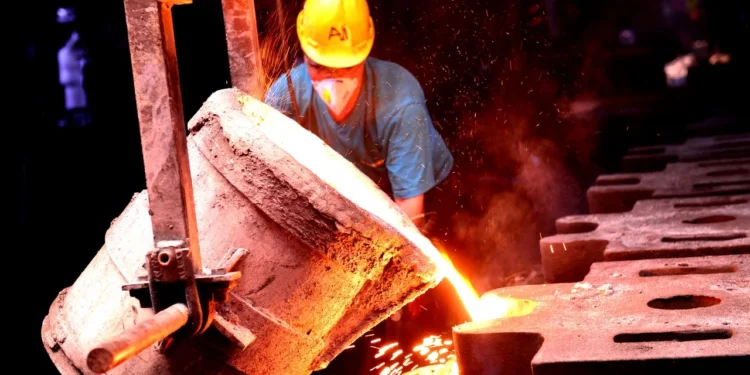 El sector de la fundición registra una caída del 5,9% en mayo