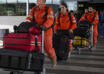 Retorno de la misión argentina tras el doble terremoto en Venezuela