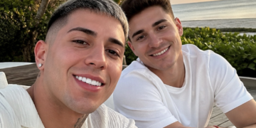 Enzo Fernández revela nuevas imágenes de sus vacaciones y el sorprendente look de Julián Álvarez