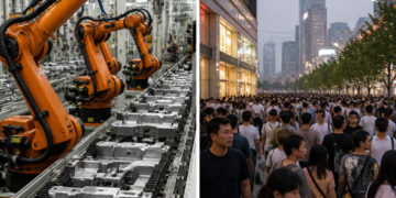La economía china presenta un crecimiento industrial acelerado pero un consumo débil